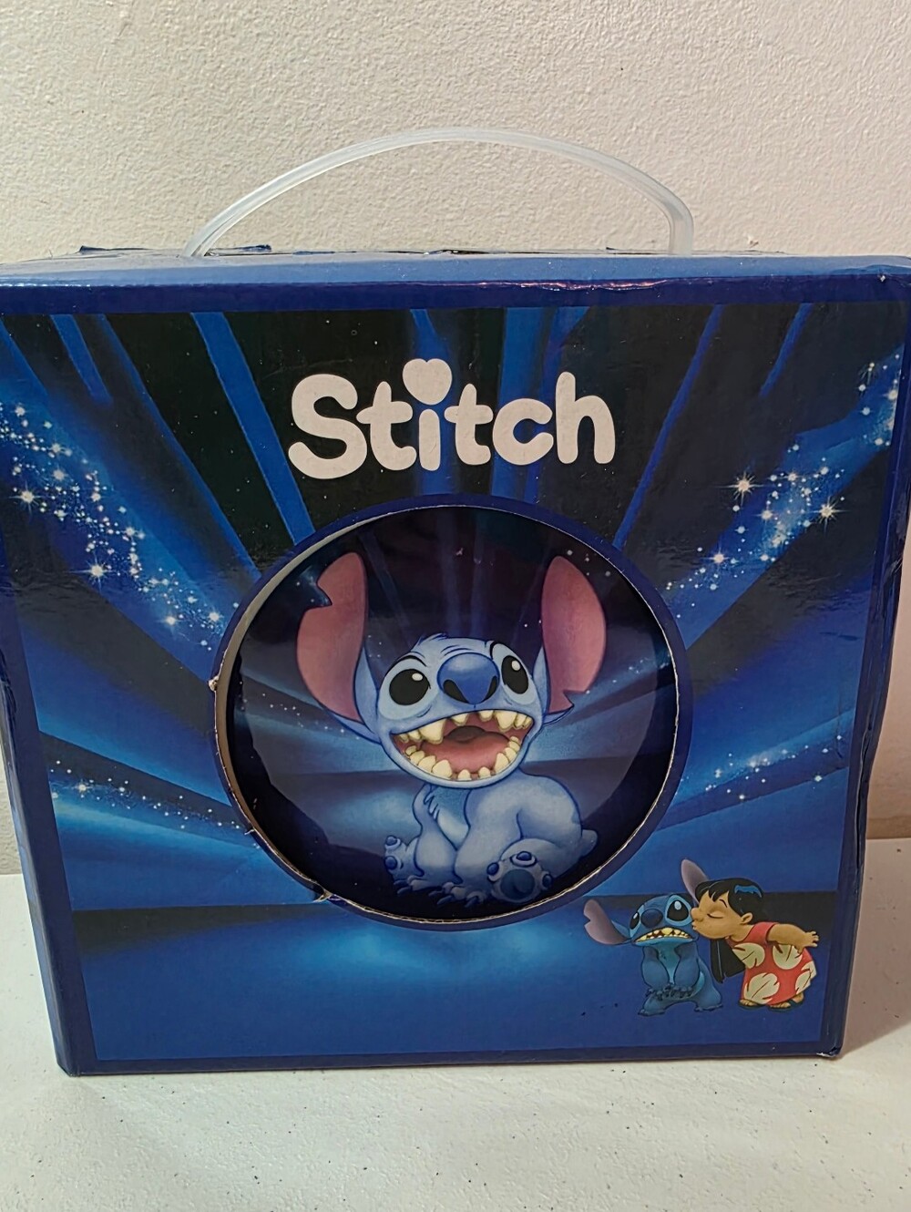 Disney Lilo & Stitch Blue Collectible Stoneware Dinner Set Box, Set For Kids NIB